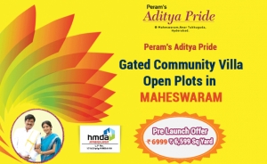 Gated Community Villa Plots for sale by Peram Aditya Pride